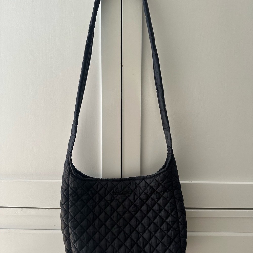 MZ Wallace Parker crossbody Quilted Black Bag